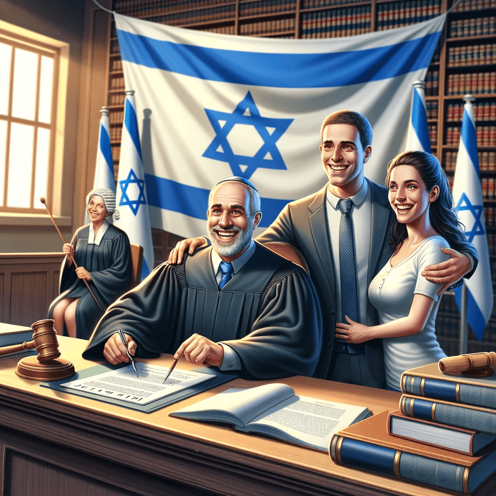 Picture in the court